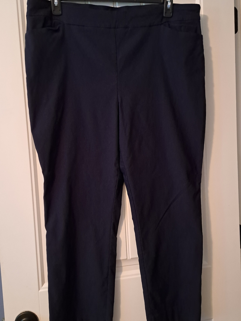 Hilary Radley Dark Navy Stretch Pants
